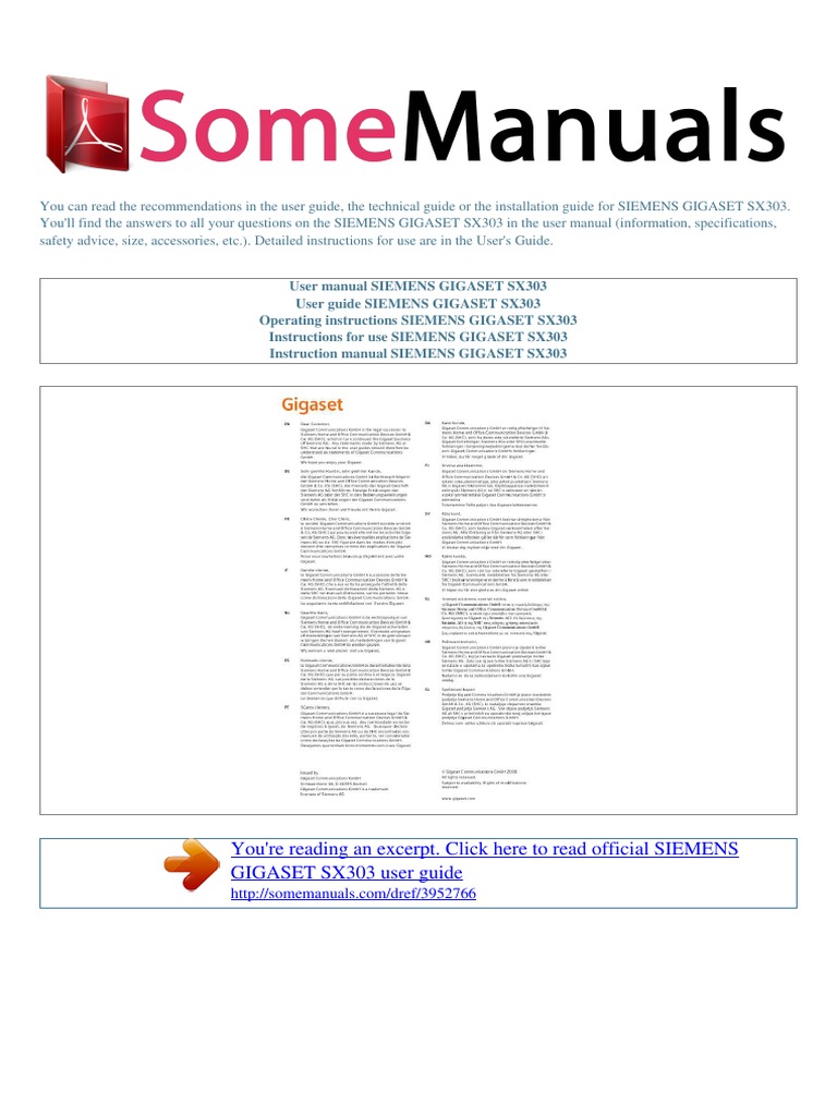 gigaset gs270 smartphone full specification Array - user manual siemens  gigaset sx303 e rh scribd ...