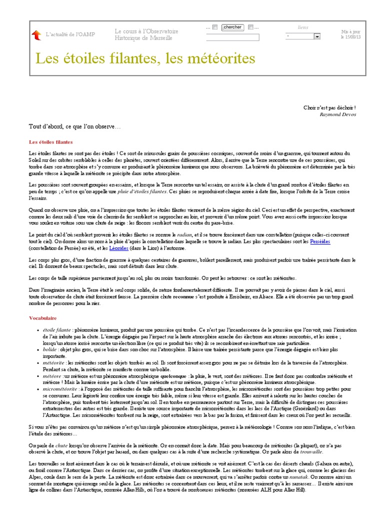 Les Météoritespdf