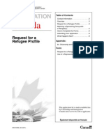 Canada Immigration Forms: 5496E