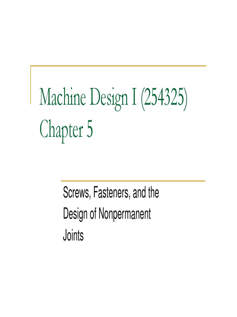 Design of M6x45 Shear Bolts | PDF | Screw | Metalworking