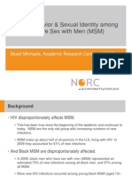 Sexual Behavior Identity Among MSM Shine Nov 2012