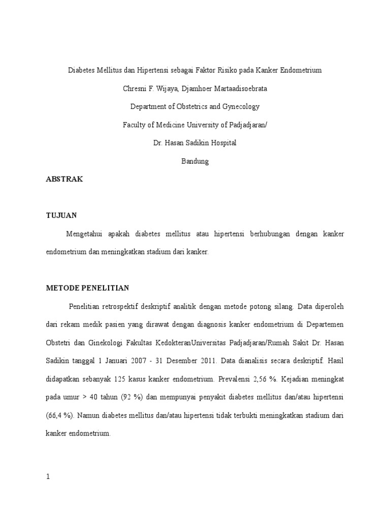 Jurnal Diabetes Dan Hipertensi