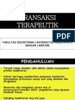 Transaksi Terapeutik Dan Malpraktek