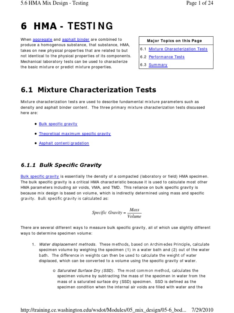 Training - Ce.washington - Edu Wsdot Modules 05 Mix Design 0.Pdf2 | PDF |  Deformation (Engineering) | Young's Modulus