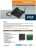 Fixed Wireless Phone 21G: Built-In Battery & Charger Voice & SMS