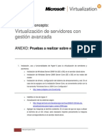 ANEXO PoC de Virtualización de Servidores Con Gestión Avanzada - Pruebas