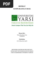 Download REFERAT KOMPLIKASI KATARAK by soliha SN238416534 doc pdf