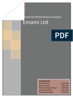 Emami Financial Analysis