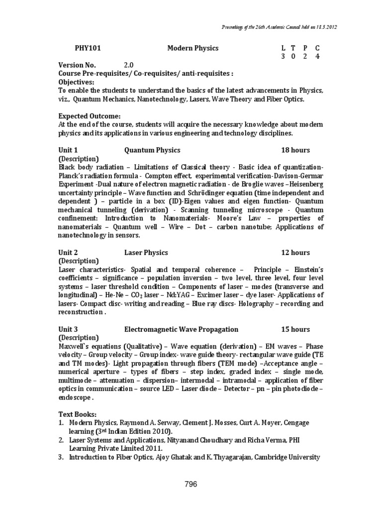 Modern Physics Applications in Engineering | PDF | Quantum Mechanics ...