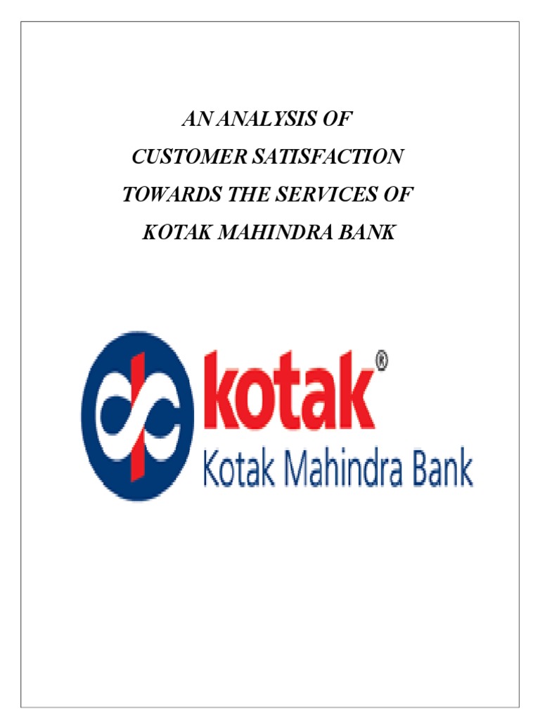 essay on kotak mahindra bank