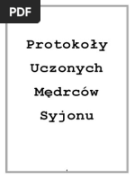 Protokoły Uczonych Mędrców Syjonu