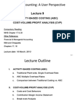 Lecture 9 ABC, Cvp