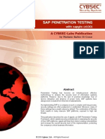 BlackHat Europe 2009 DiCroce CYBSEC Publication SAP Penetration Testing