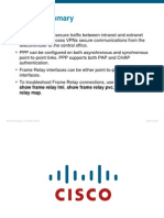 Module Summary: Show Frame Relay Lmi, Show Frame Relay PVC, and Show Frame Relay Map