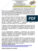 comunicado denuncia por asesinato de la fiscl ncionl sinprocep agosto 30 de 2014