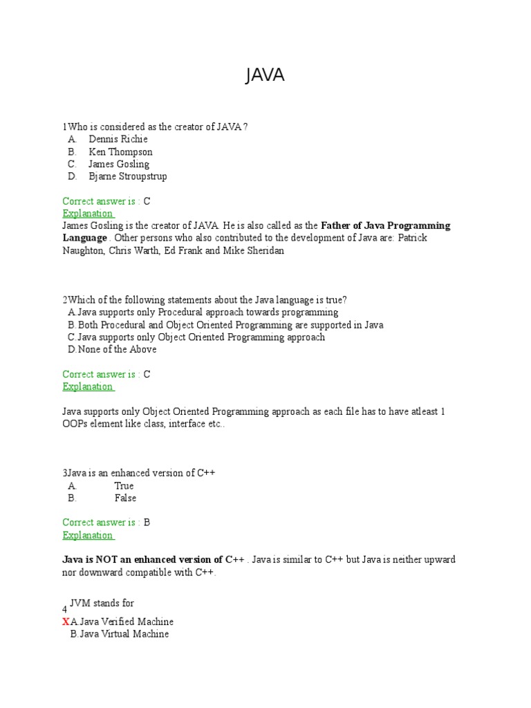 Java N Foc | PDF | Java (Programming Language) | Computer Programming