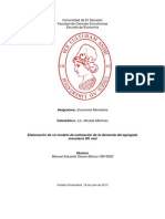 Determinantes de La Demanda de Dinero en El Salvador