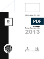 Kompetenciamérés 2013 - 10. évfolyam, B füzet