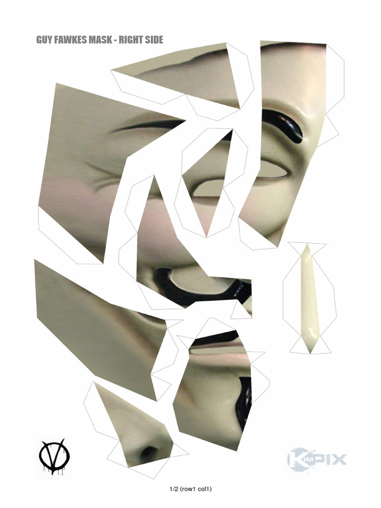 Papercraft Guyfawkes Mask | PDF | Gunpowder Plot
