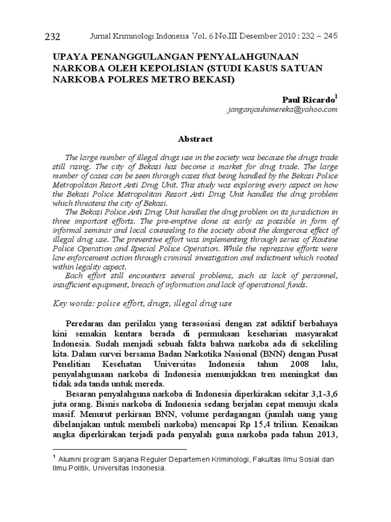 Laporan Sosialisasi Anti Narkoba