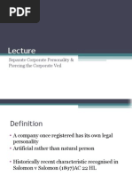 Download Lecture 3 Piercing the Corporate Veil by jckli2 SN23843790 doc pdf