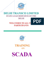 Delhi Transco Limited Presentation On Scada System