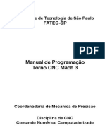 CNC - Apostila de Programa--o
