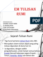 Sistem Tulisan Rumi