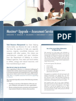TRM Maximo® Upgrade Assessment Service Brochure