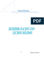 7.3 Deshidratación Con LECHOS SÓLIDOSl