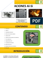 Propiedades y aplicaciones de aleaciones Al-Si