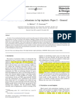 Review of Wear Mechanisms in Hip Implants Paper 1 General