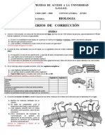 Criterios de Correcci N de Biolog°a. Junio-08 PDF