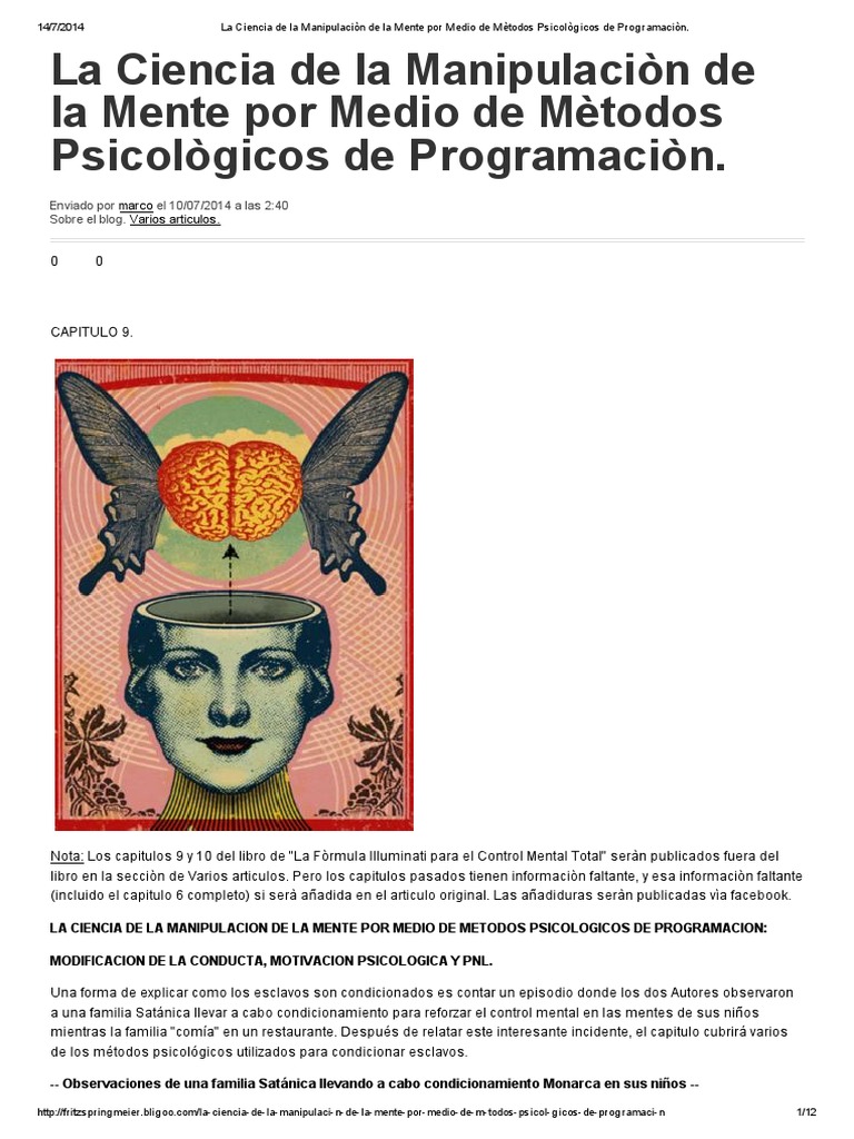 MK-Ultra - Cisco Wheeler La Fórmula Illuminati... La Ciencia de La ...