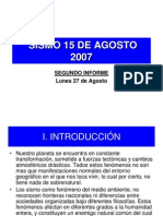 Sismo 15 de Agosto 2007