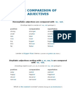 The Comparison of Adjectives