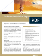 TRM Software Reseller/Referral Program Brochure
