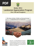 2014 Landowner Appreciation Program - Idaho Fish