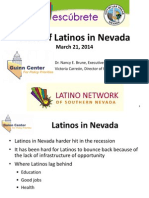 State of Latinos in Nevada - March 21, 2014