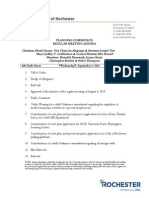 Rochester Planning Commission agenda Sept. 3, 2014