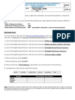 Reinforcement Activity 5°d Third Term