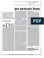Il Sole 24 Ore 4 Maggio 2014 Umberto Bottazzini Su Ricerche Sullassiomatica Generale Di Rudolf Carnap