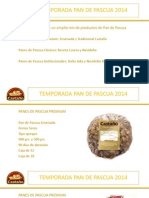 Presentación de Productos Temporada Pan de Pascua 2014