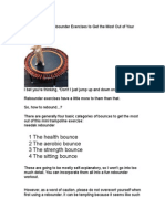 The Miracles of Rebound Exercises