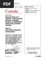 Canada Immigration Forms: 3911e