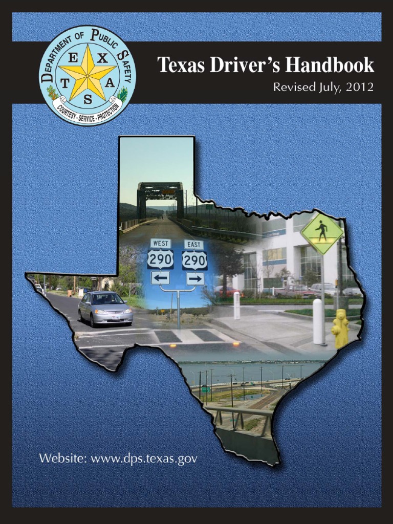 Texas Drivers Manual Driver's License Driving