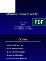 Malware Research at SMU