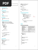 Summary Syntax SAS