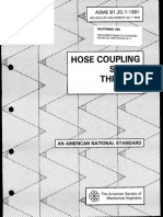 Asme b1.20.7 Hose Coupling Screw Threads (1998 20P)