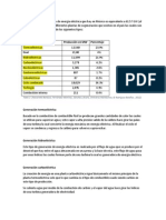 Generación de Energía Eléctrica